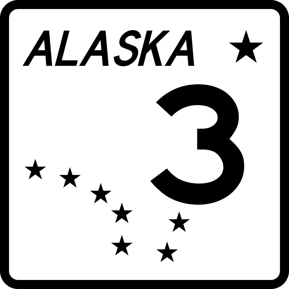 Alaska Route 3 (Parks Highway) shield