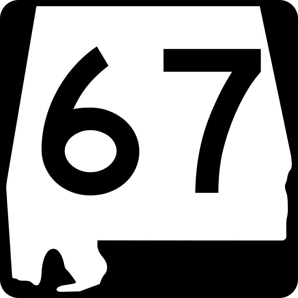 Alabama Highway 67 shield