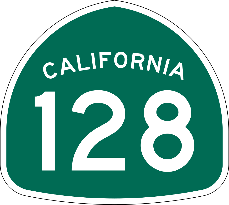California State Route 128 shield