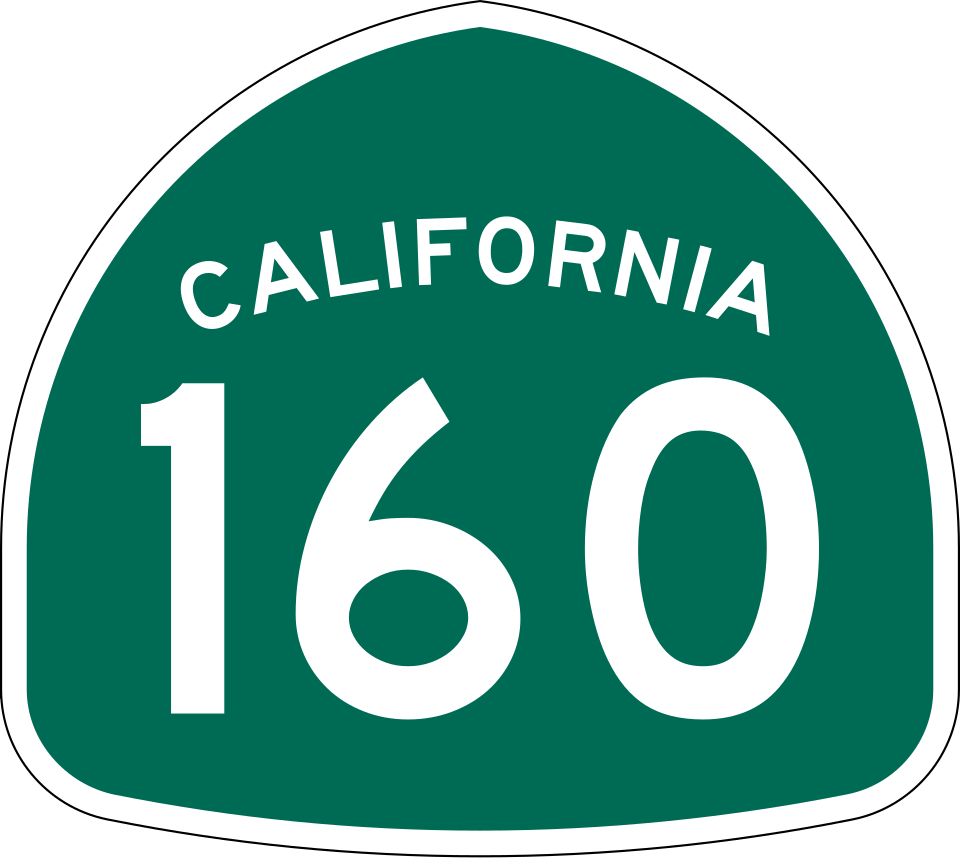 California Route 160 shield