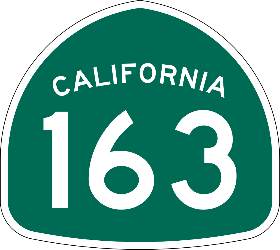 California State Route 163 shield