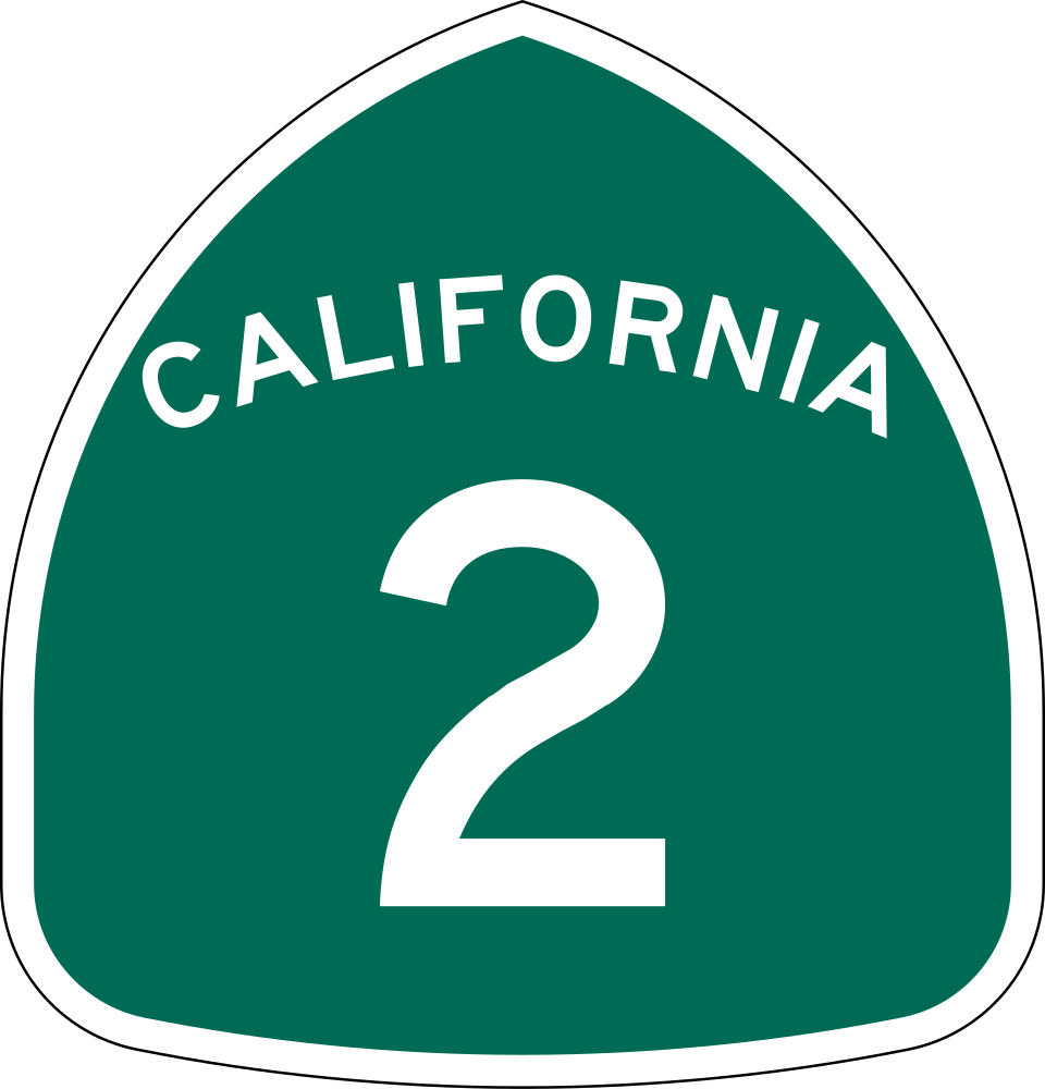 State Route 2 (Angeles Forest / Big Pines Highway) shield
