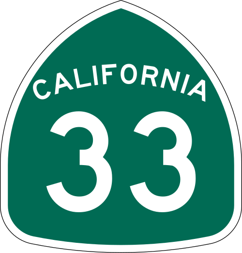California State Route 33 shield