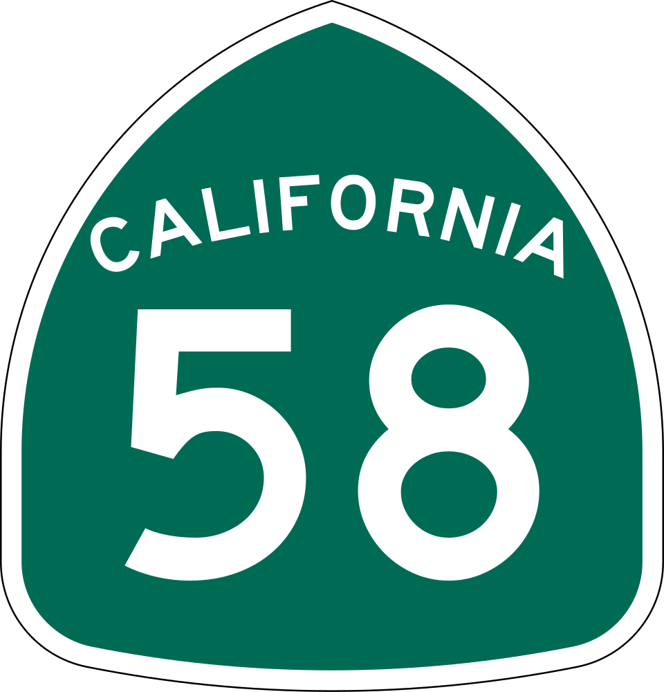 California State Route 58 shield