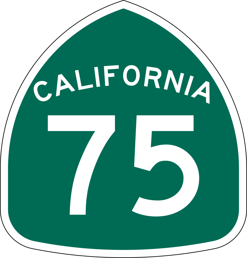 California Route 75 shield