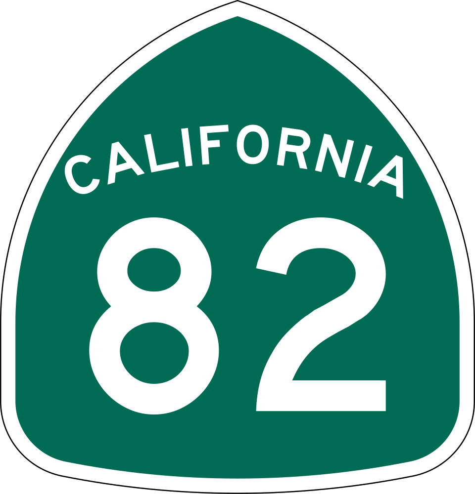 California Route 82 shield