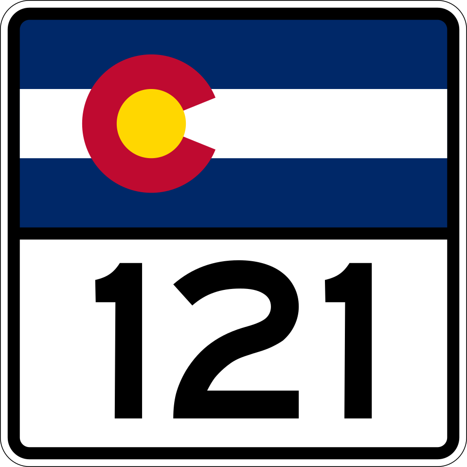 State Highway 121 (Wadsworth Boulevard) shield