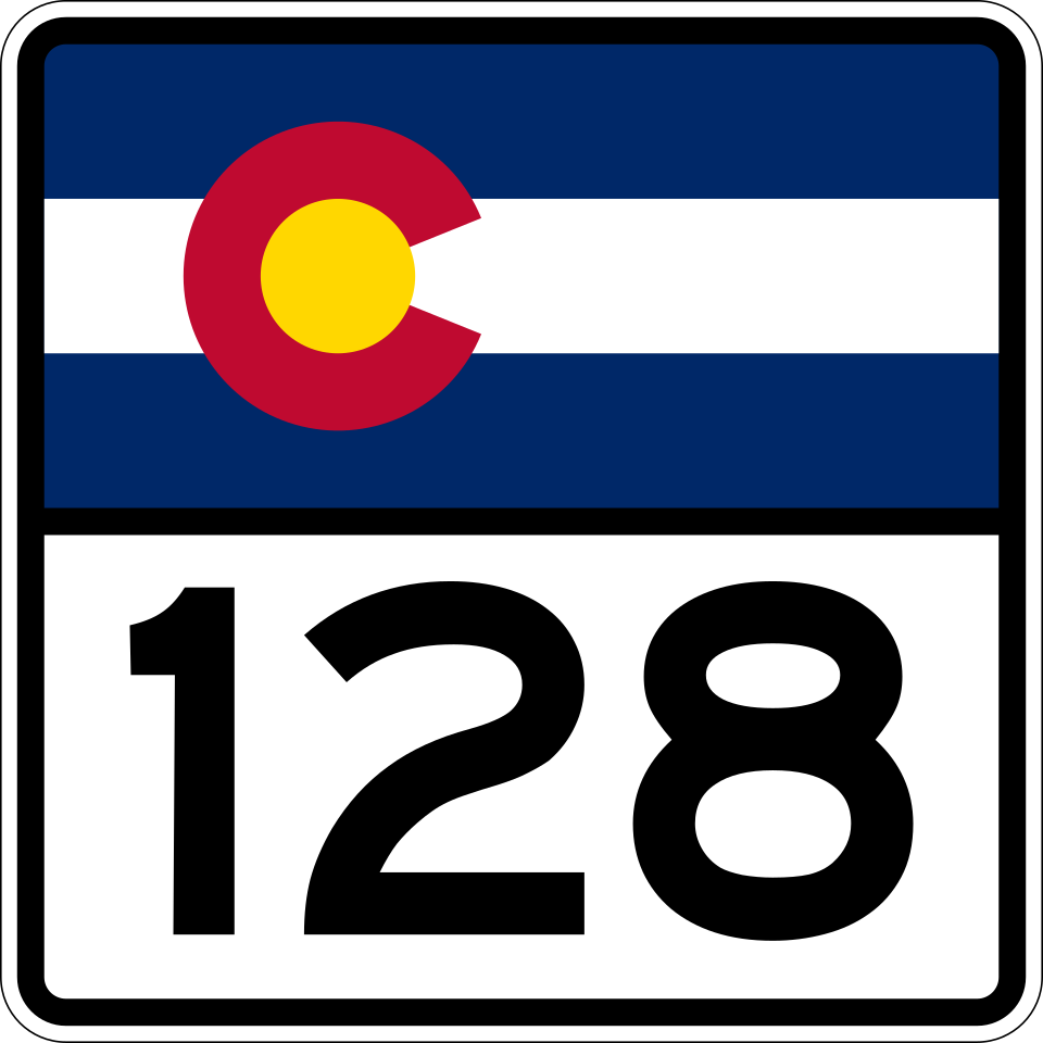 State Highway 128 (120th Avenue) shield