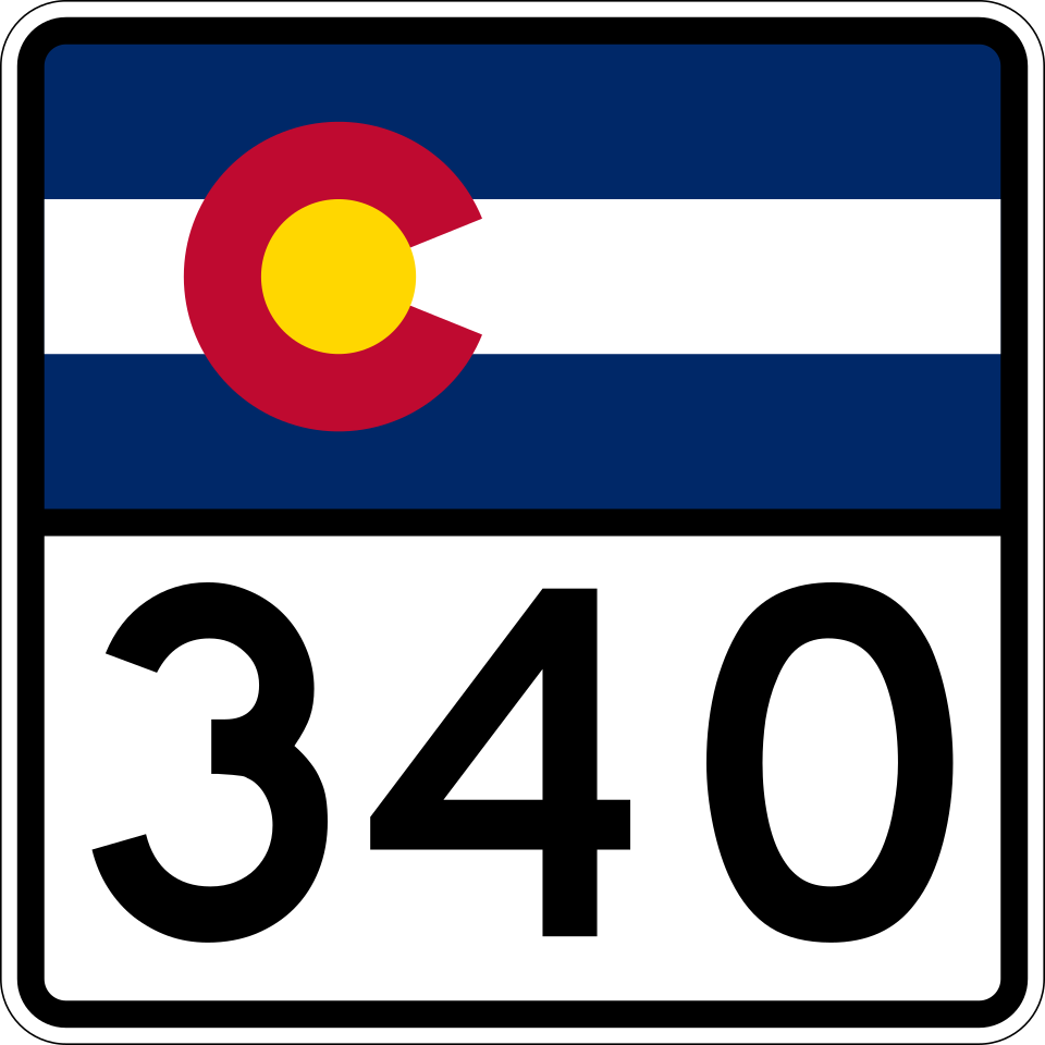 Colorado Highway 340 (Redlands Pkwy) shield