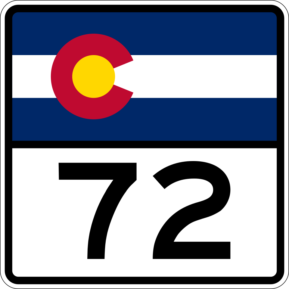 State Highway 72 (Ward Road / Indiana Street) shield