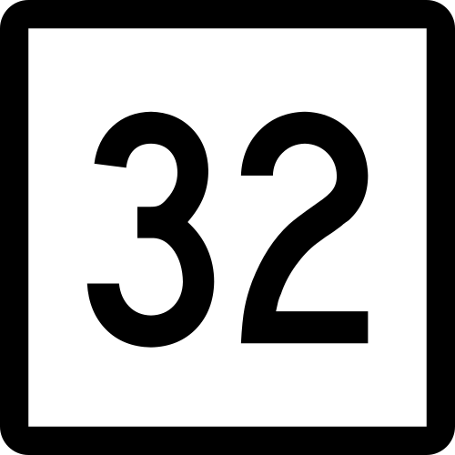 Connecticut Route 32 shield