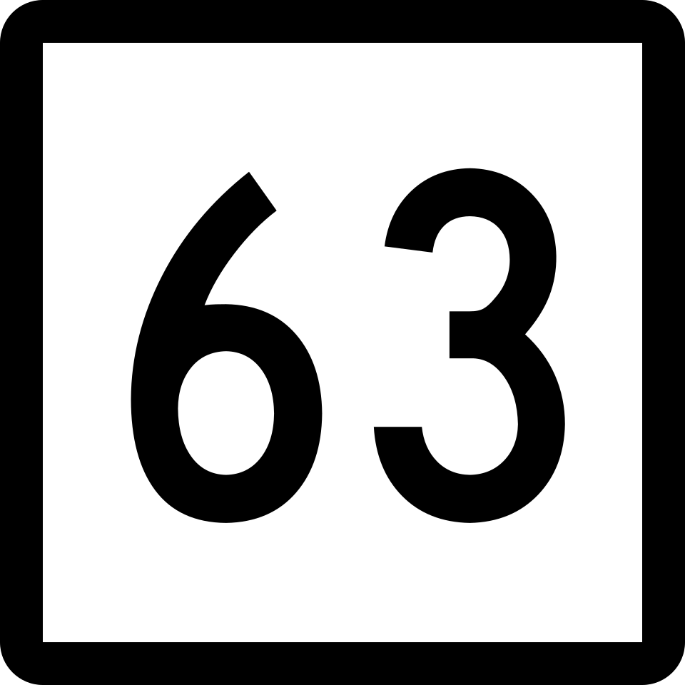 Connecticut Route 63 shield