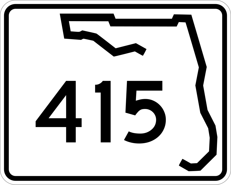 Florida State Road 415 shield