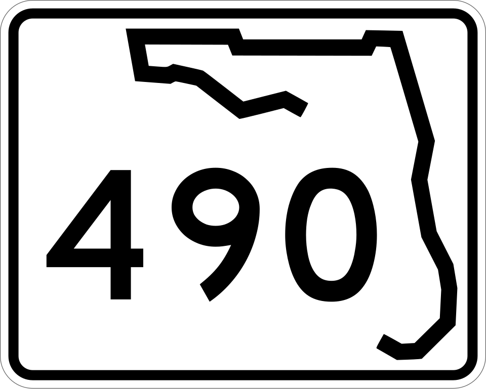 Florida State Road 490 shield