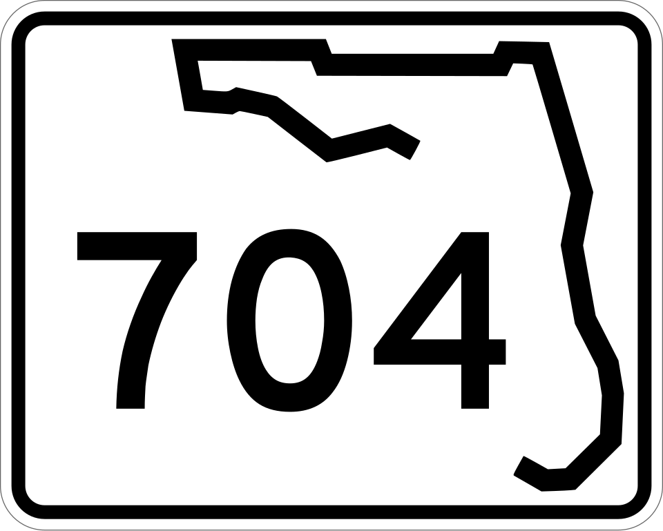 FL 704 (Okeechobee Boulevard) shield