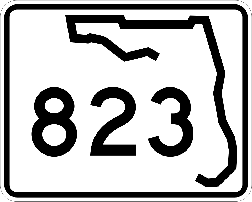 State Road 823 (Flamingo Road / University Drive corridor) shield