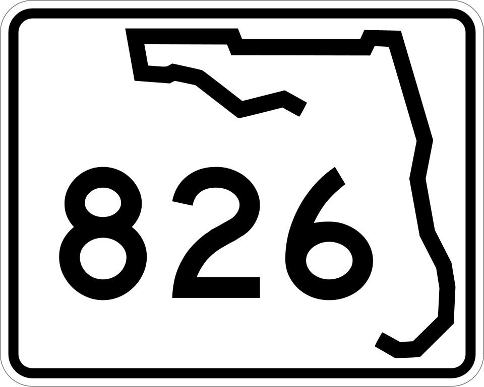 Palmetto Expressway (FL-826) shield