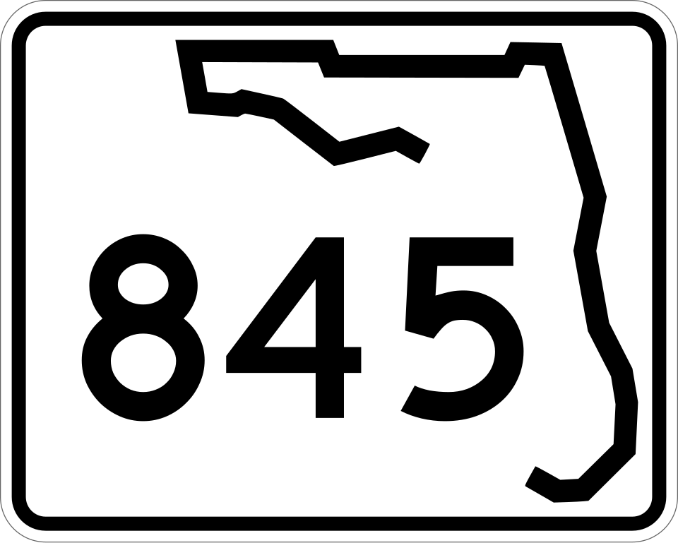 FL 845 (Powerline Road) shield