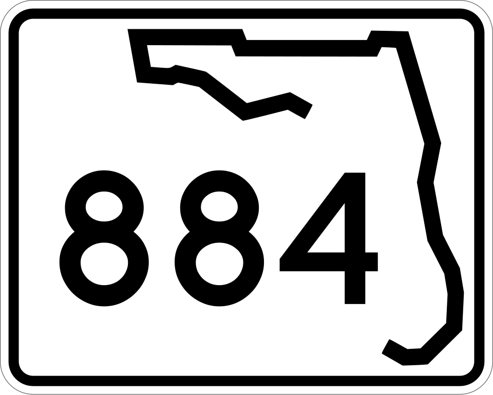 Colonial Blvd (SR-884) shield