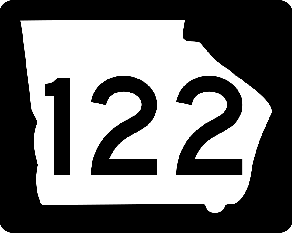 Georgia State Route 122 shield