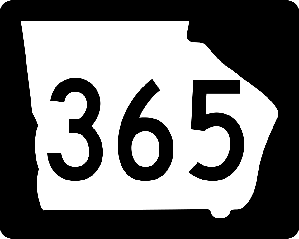 Georgia State Route 365 shield