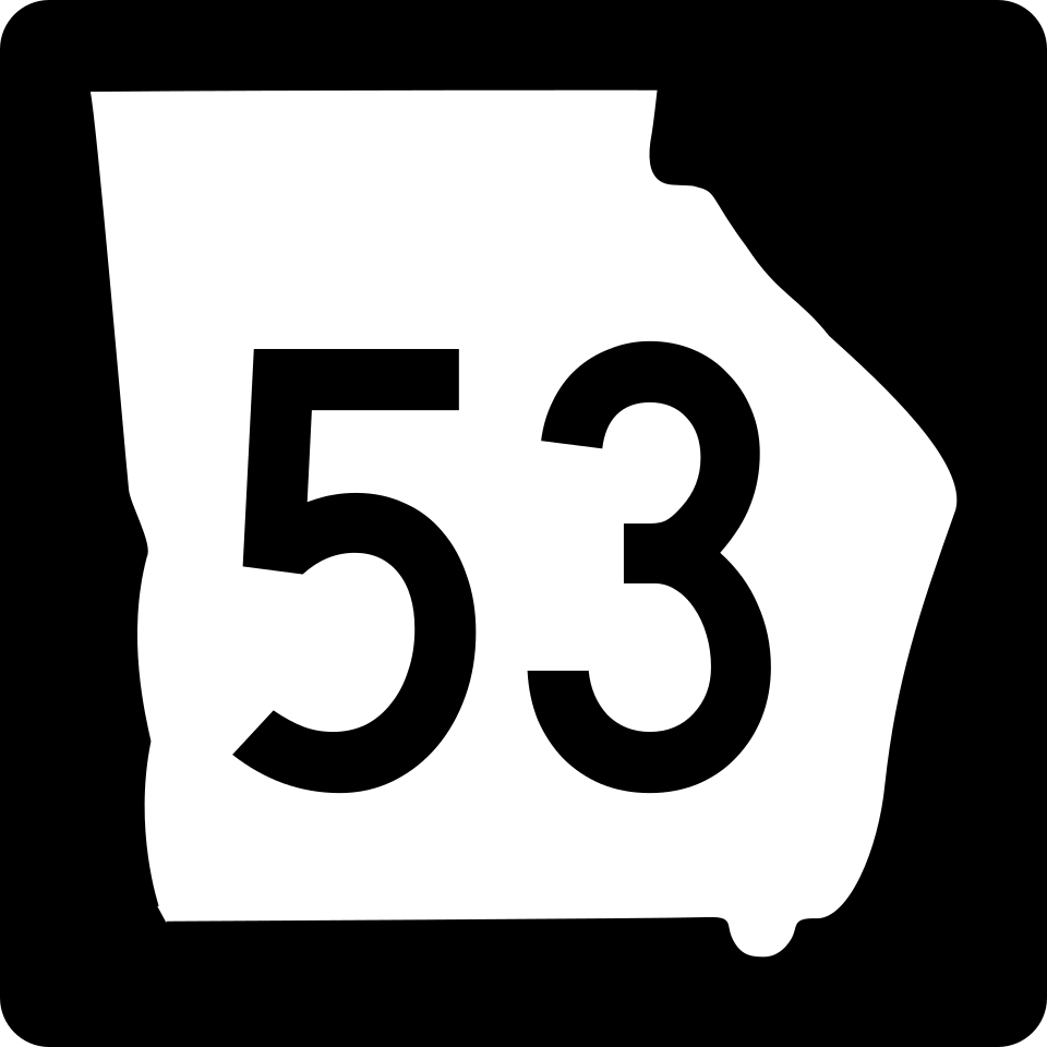 Georgia State Route 53 shield