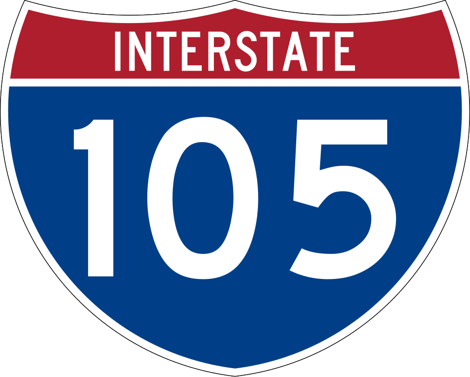 Interstate 105 shield