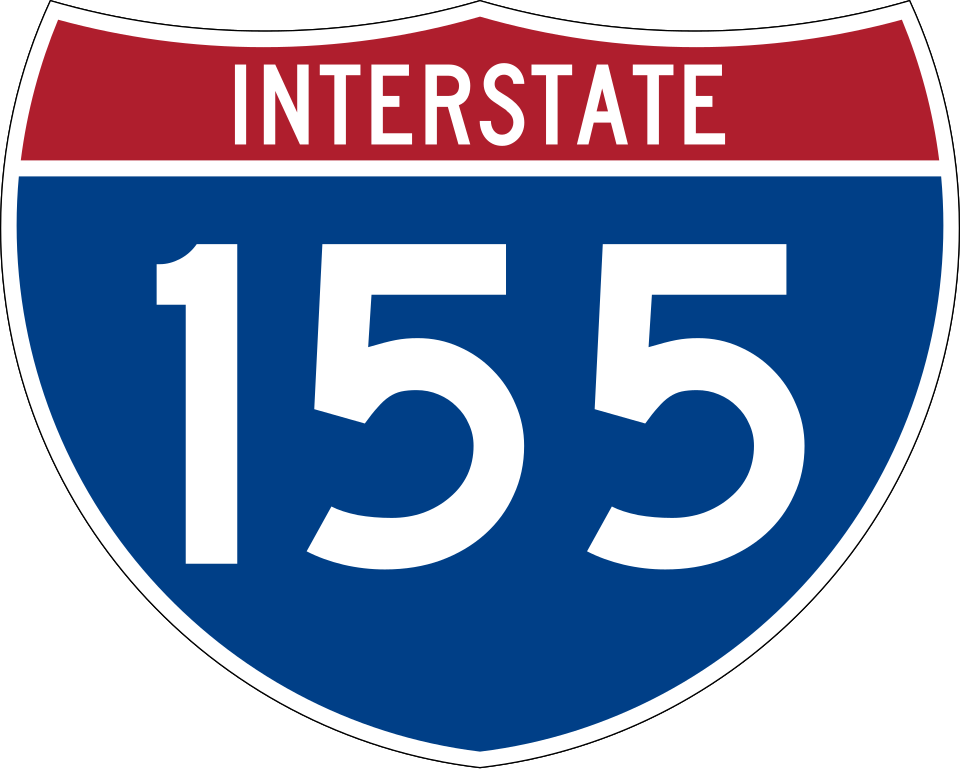 Interstate 155 shield