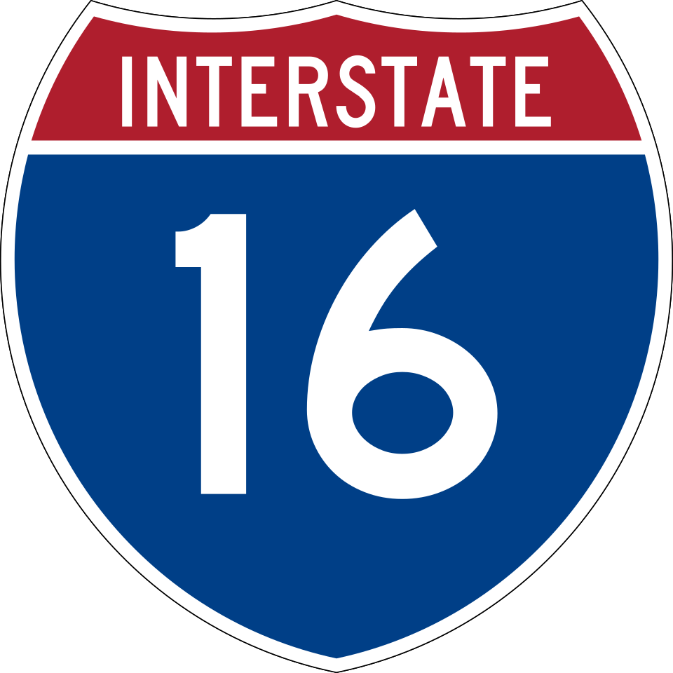 Interstate 16 shield