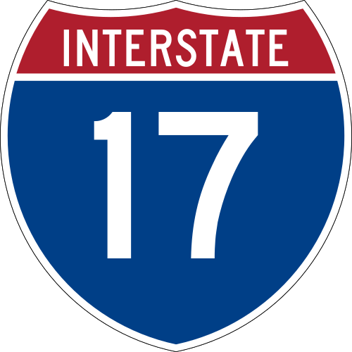 Interstate 17 shield