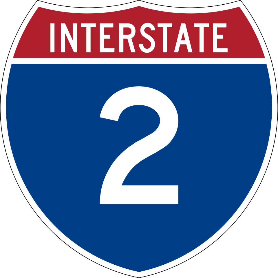 Interstate 2 (US-83 freeway segments) shield