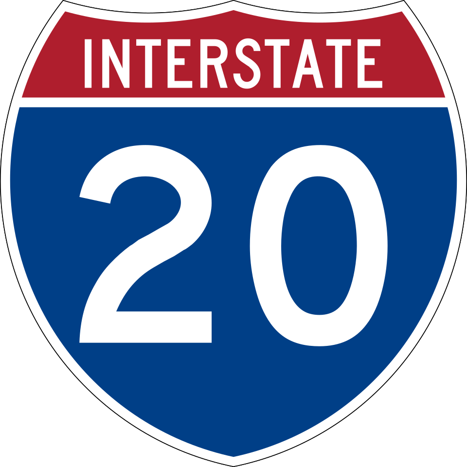 Interstate 20 shield