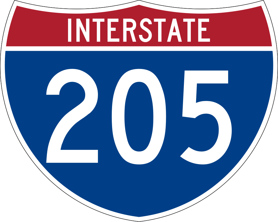 Interstate 205 shield