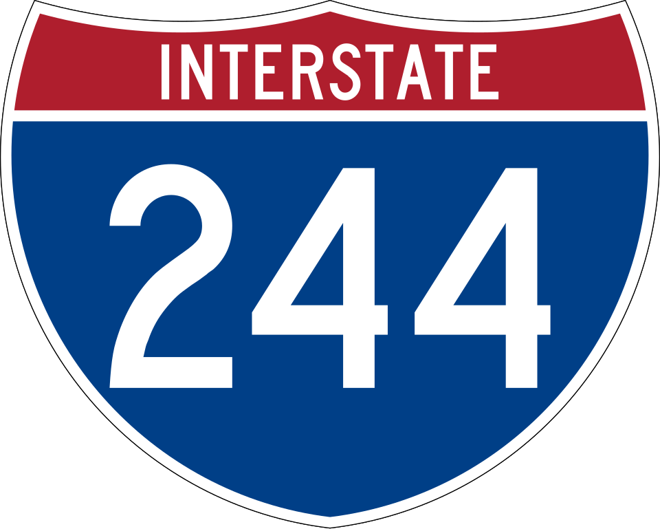 Interstate 244 shield