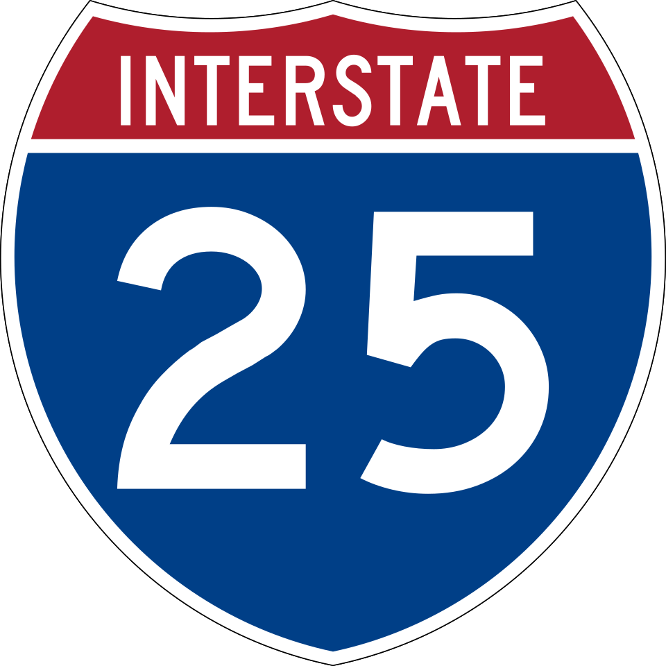 Interstate 25 shield