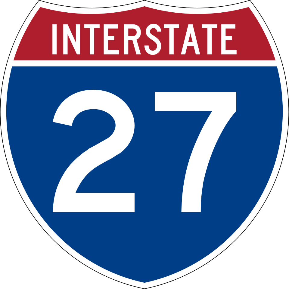 Interstate 27 shield