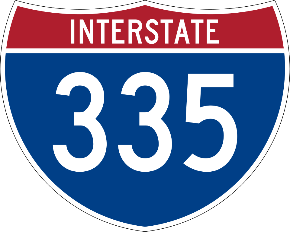 Interstate 335 / Kansas Turnpike shield
