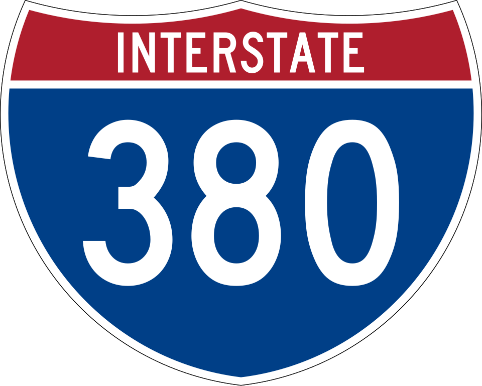 Interstate 380 shield