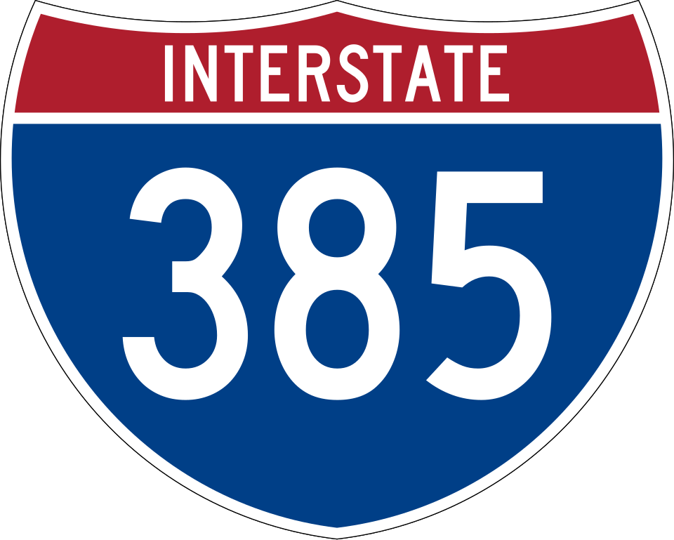 Interstate 385 shield