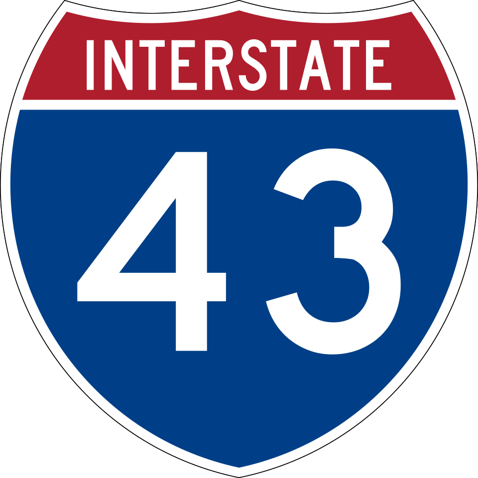 Interstate 43 shield