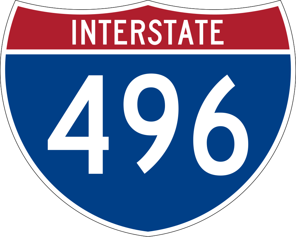 Interstate 496 shield