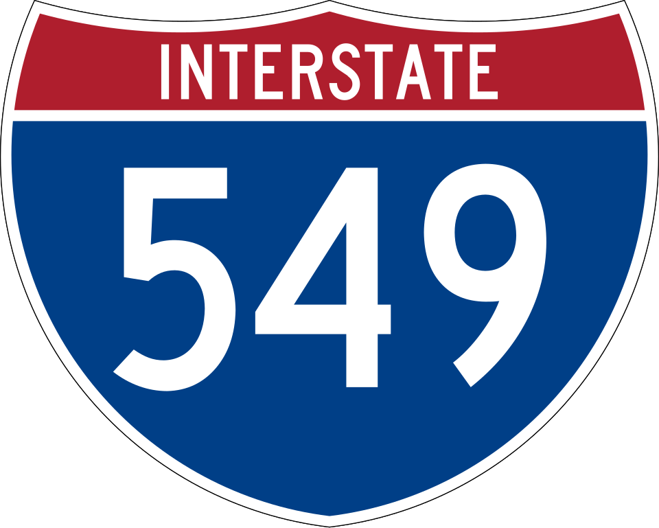 Interstate 549 (US-71) shield