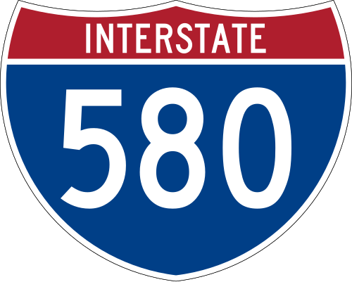 Interstate 580 (MacArthur Freeway) shield