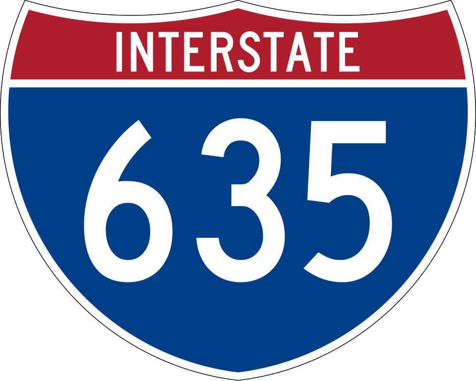 Interstate 635 (LBJ Freeway) shield