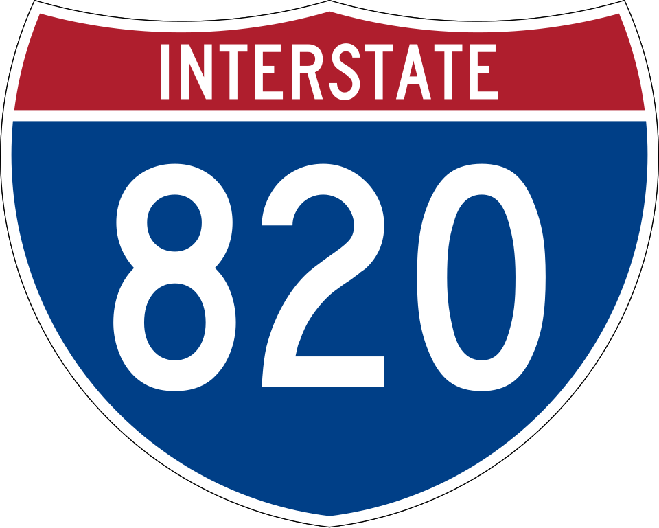 Interstate 820 (Loop 820) shield