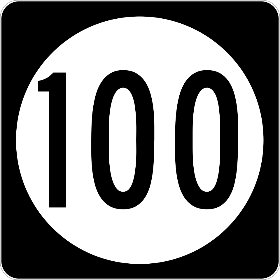 Iowa Highway 100 (Edgewood Connector) shield