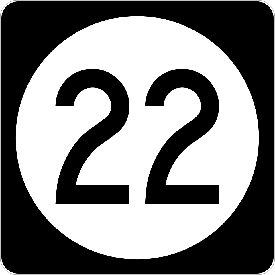 Iowa Route 22 shield