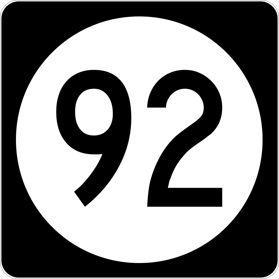 Iowa Highway 92 shield