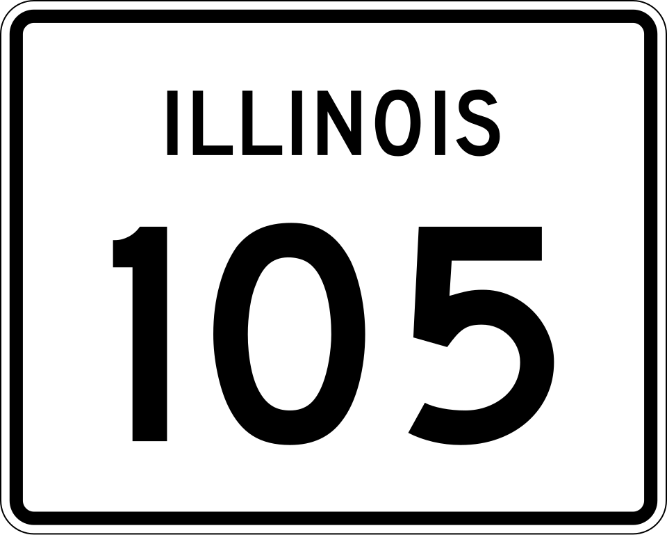 Illinois Route 105 shield