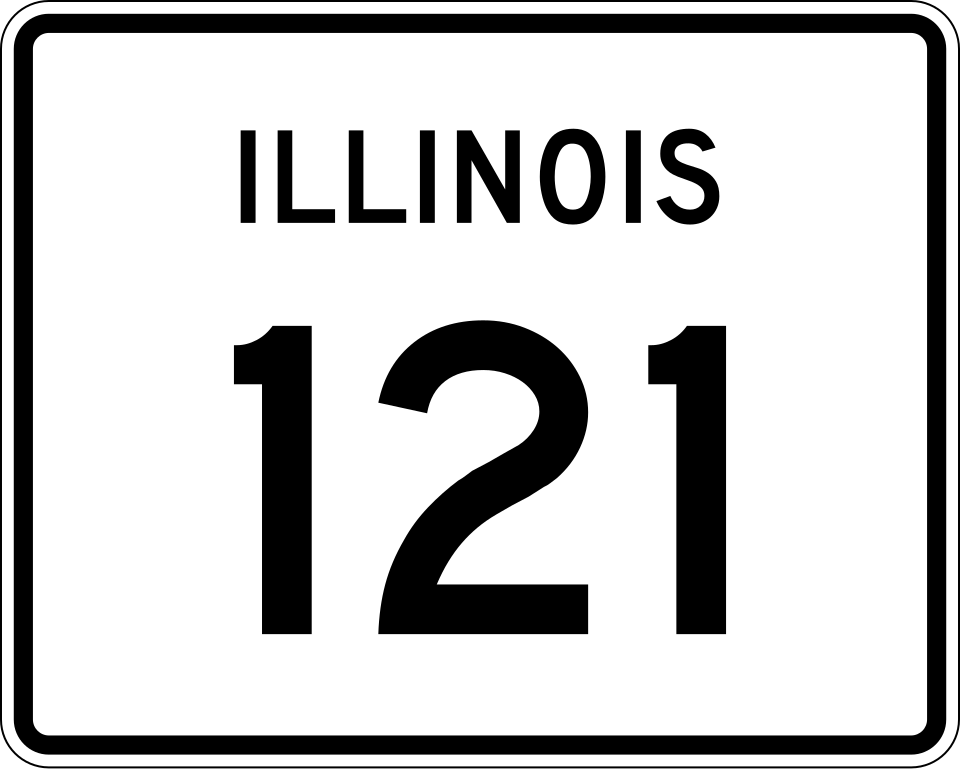 Illinois Route 121 shield